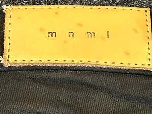 mnml Waxed Black Denim Skinny Jeans with Zipper Cuffs